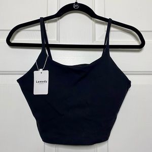 Lemedy Black Cropped Cami